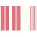 Faded Red & Red Stripe Cover Set