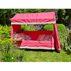 Faded Red Idler Garden Swing Seat (available without fringing)