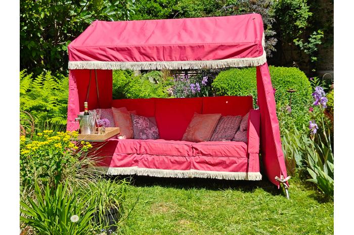 Faded Red Idler Garden Swing Seat