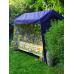 Midnight Jungle Idler Garden Swing Seat