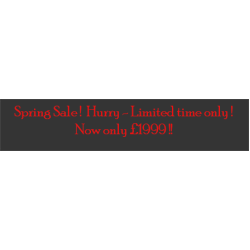 !! Spring Sale now only £1999 !!