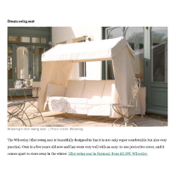 Cath Kidston's Dream Swingseat..