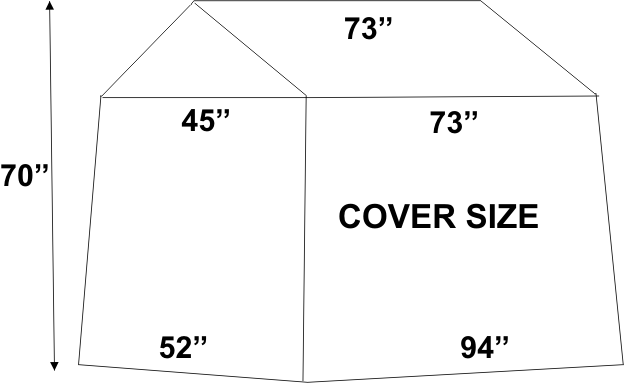 Idler swing seat cover size